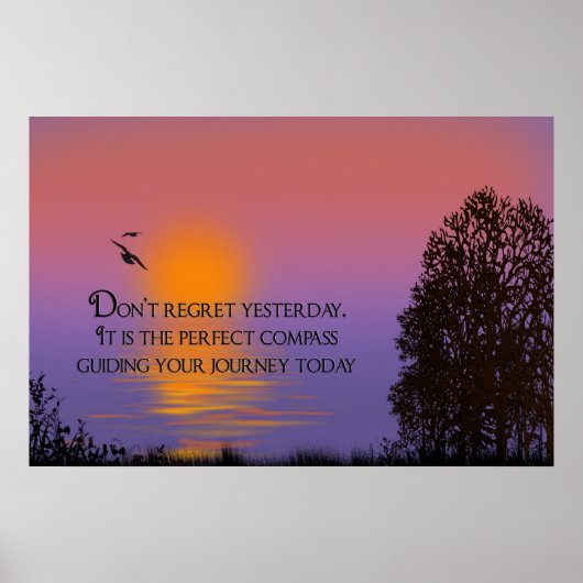 De zonsopgang van vandaag poster (Voorkant)