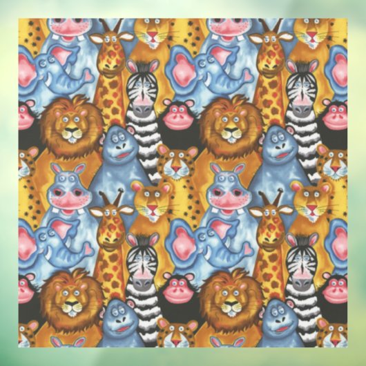 De zoo-bemanning raamsticker (Vel 3)