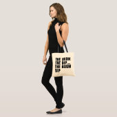De zoombalk tote bag (Voorkant (model))
