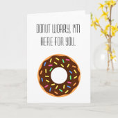 De Zorg van de doughnut! Kaart (Gele Bloem)