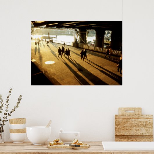 de zuidbank in londen poster (Keuken)