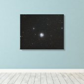 De Zuidelijke Pinwheel Galaxy 2 Canvas Afdruk (Insitu (Houten vloer))