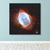 De Zuidelijke Ring Nebula Canvas Afdruk (Insitu (Houten vloer))