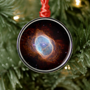 De Zuidelijke Ring Nebula Metalen Ornament