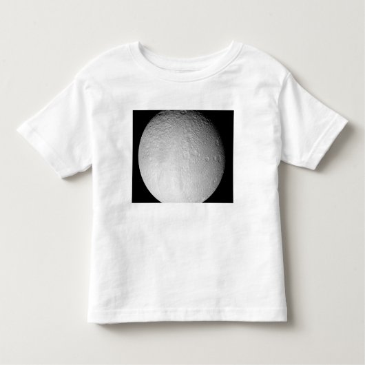 De zuidpool van de maan van Saturnus Tethys Kinder Shirts (Voorkant)