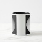 De zuidpool van de maan van Saturnus Tethys Mok (Midden)