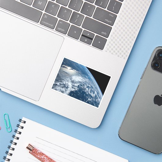 De zuidpunt van Brazilië grenst aan Uruguay. Sticker (Laptop met iPhone)