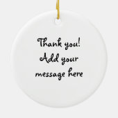 De zure gele lemony citrusvruchten van het keramisch ornament (Achterkant)