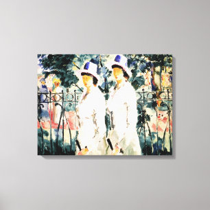 De zussen canvas afdruk