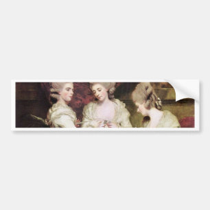 De zusters Waldegrave van Reynolds Sir Joshua Bumpersticker