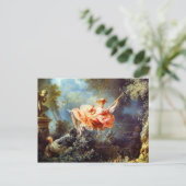 De zwaai van Fragonard Briefkaart (Staand voorkant)