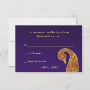 De Zwaan Huwelijksreactiekaarten RSVP Kaartje