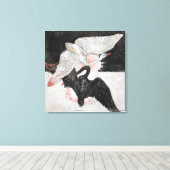 De zwaan, nr. 2 | Hilma af Klint | Canvas Afdruk (Insitu (Houten vloer))