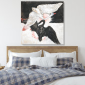 De zwaan, nr. 2 | Hilma af Klint | Canvas Afdruk (Insitu (Slaapkamer))