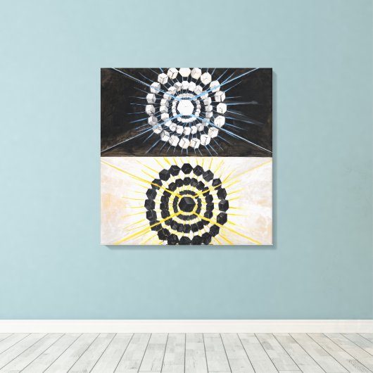 De zwaan, nr. 8 | Hilma af Klint | Canvas Afdruk (Insitu (Houten vloer))