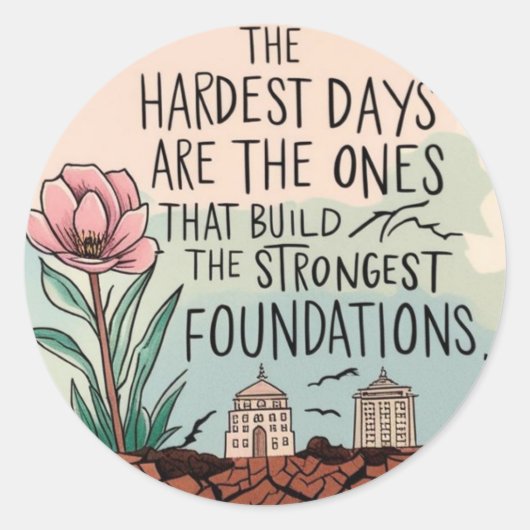 De zwaarste gevechten ronde sticker (Voorkant)