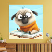 De Zwaartekracht van Verhalen Canvas Afdruk (Insitu (Woonkamer))