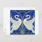 De zwanen van Walter Crane Briefkaart (Voorkant / Achterkant)