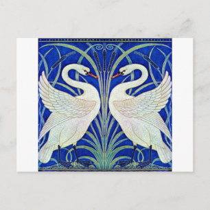 De zwanen van Walter Crane Briefkaart