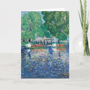 De zwanenboten George Luks Kaart