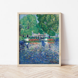 De zwanenboten George Luks Poster