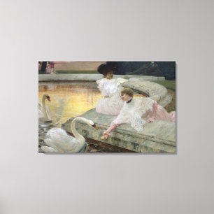 De Zwans, 1900 Canvas Afdruk