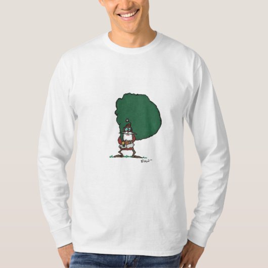 De zware belasting van de Kerstman T-shirt (Voorkant)