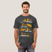 De zware exploitant van de materiaalbouw t-shirt (Voorkant volledig)