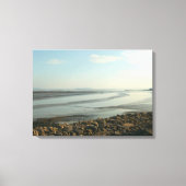 De zware stuarium nabij Cardiff Bay Canvas Afdruk (Voorkant)