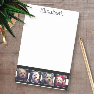 De zwart-witte Gepersonaliseerde Vierkanten van de Post-it® Notes
