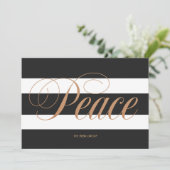 De zwart-witte Gestreepte Gouden Kaart van de (Staand voorkant)