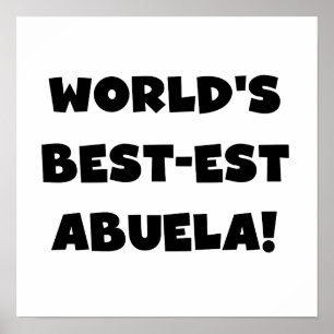 De Zwart-witte Giften van Abuela van het best-est- Poster