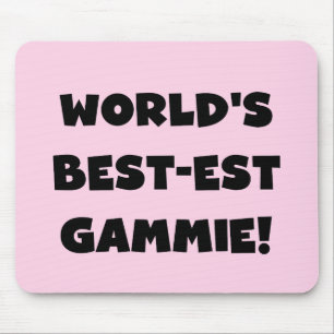 De Zwart-witte Giften van Gammie van het best-est- Muismat