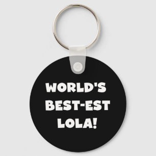 De Zwart-witte T-shirts van Lola van het Sleutelhanger