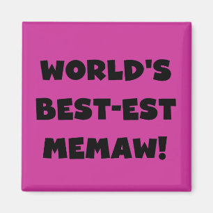 De Zwart-witte T-shirts van Memaw van het Magneet