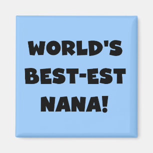 De Zwart-witte T-shirts van Nana van het Magneet
