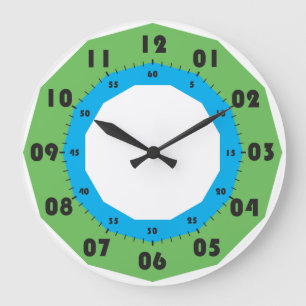 de zwarte aantallen van de klokwijzerplaat voor no grote klok