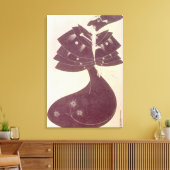 De zwarte cape, illustratie voor de Engelse redact Canvas Afdruk (Insitu (Woonkamer))