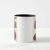 De zwarte cape, illustratie voor de Engelse redact Mok (Midden)