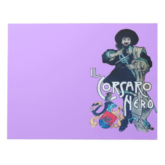 DE ZWARTE CORSAIR NOTITIEBLOK (Voorkant)