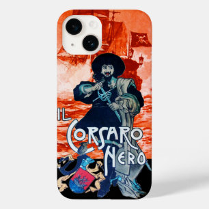 DE ZWARTE CORSAIR/Pirate Ship Battle in Red Case-Mate iPhone 14 Hoesje