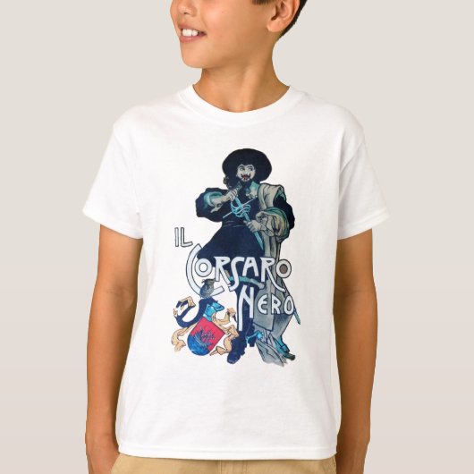 DE ZWARTE CORSAIR T-SHIRT (Voorkant)