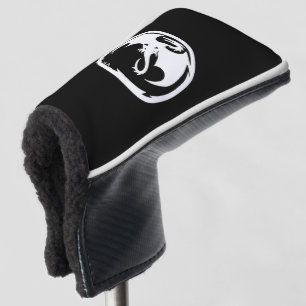 De zwarte dekking van de het golfputter van de golfheadcover
