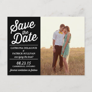 De zwarte en Witte Foto sparen het Briefkaart van