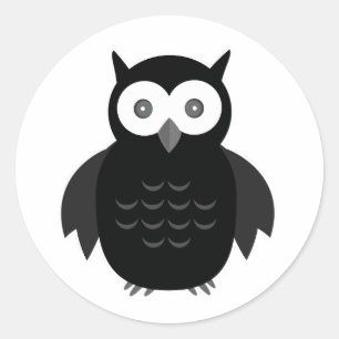 De zwarte en witte kieuwen ronde sticker