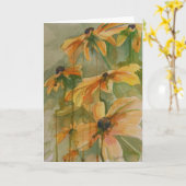 De zwarte Eyed Kaarten van de Nota Susans (Gele Bloem)