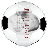 De zwarte foto van de beste vader ooit van de vade voetbal (Gedraaid)