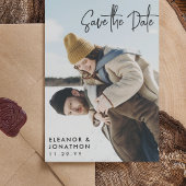 De zwarte Foto van het Manuscript van de Handteken Save The Date