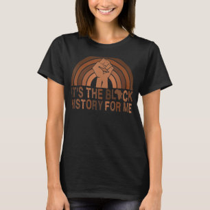 De zwarte geschiedenis van de Afrikaanse Mannen T-shirt