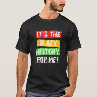 De zwarte geschiedenis van de Mannen van de Afrika T-shirt